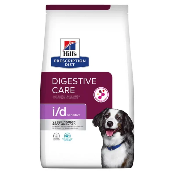 Alimento hill’s hpd canine i/d sensitive 4kg para perros con digestión sensible