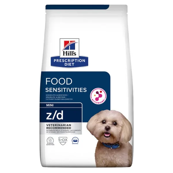 Hill’s hpd canine z/d mini 1kg: alimento hipoalergénico para perros pequeños