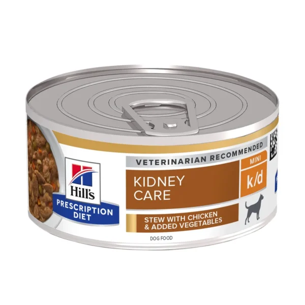 Compra hill’s hpd canine k/d estofado de pollo y verduras 24x156g – apoyo renal para perros