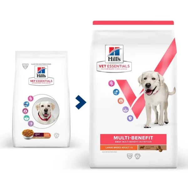 Hill's Vettes Canine Multibenefit храна за големи кучета 14 кг
