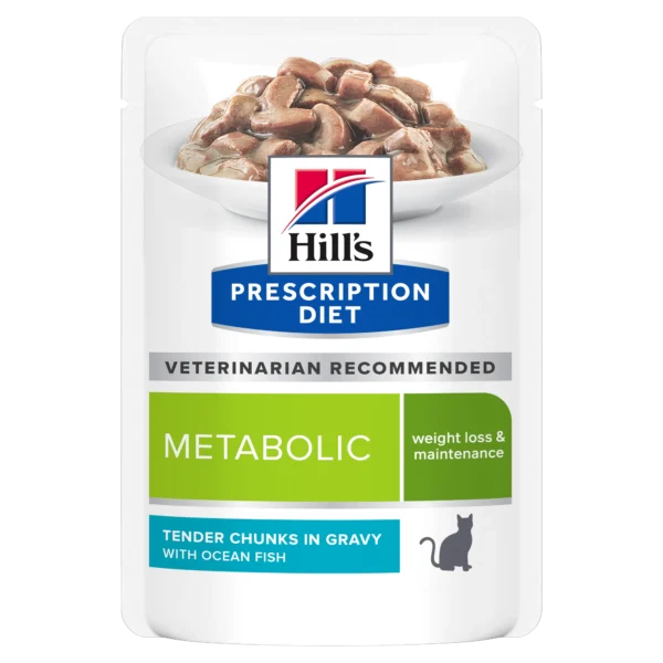 Compra hill’s hpd feline metabolic pescado azul 12x85 gramos: nutrición óptima para gatos