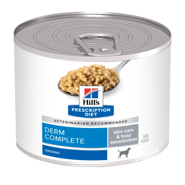 Alimento húmedo hill’s hpd derm complete para perros con problemas de piel - pack 12x200g