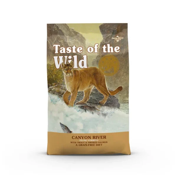 Tute feline adult canyon river trucha 2kg - alimento seco saludable para gatos adultos