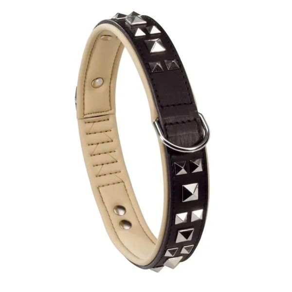 Collar para perro ferplast giotto c30 58 negro luxor - elegancia y resistencia