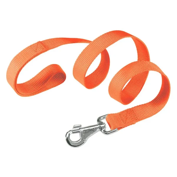 Correa de nylon naranja para perro ferplast club g20 120 cm
