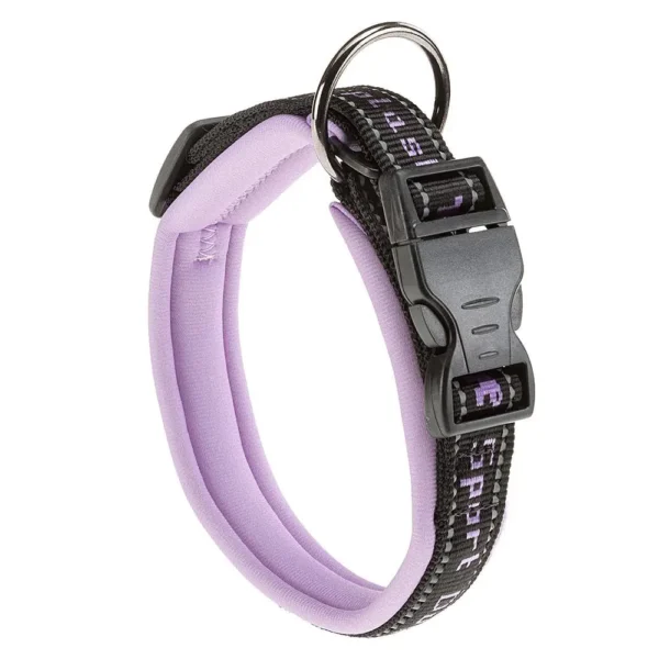 Collar deportivo para perro ferplast c25 45 lila - comodidad y estilo