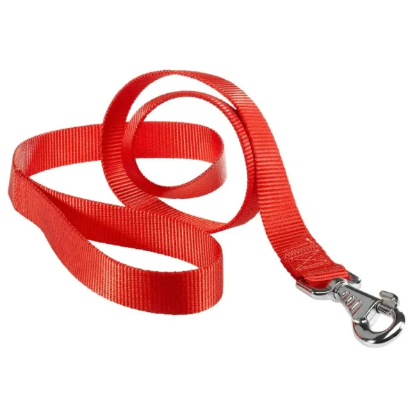 Correa de nylon roja ferplast club g15 120: resistencia y estilo para tu mascota