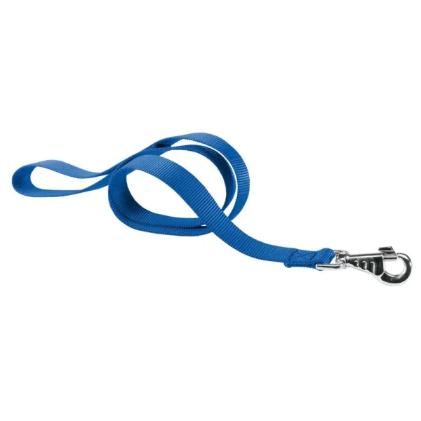 Correa de nylon azul ferplast club g25 120 cm - resistente y elegante para mascotas