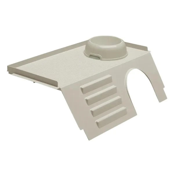 Ferplast madriguera con escalones y bol 44x26x15cm