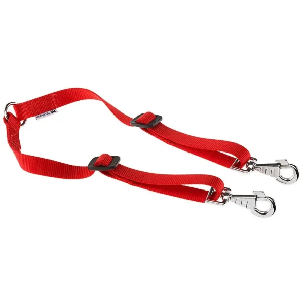 Correa doble de nylon ferplast twin 10 36 cs para mascotas
