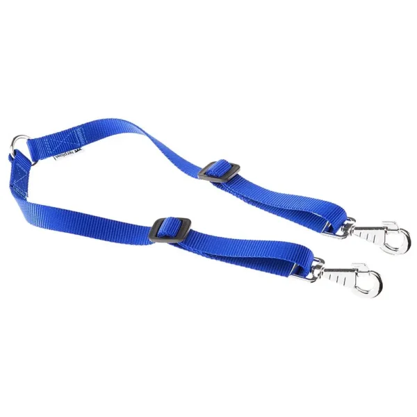 Correa doble de nylon ferplast twin 15 42 cs para mascotas