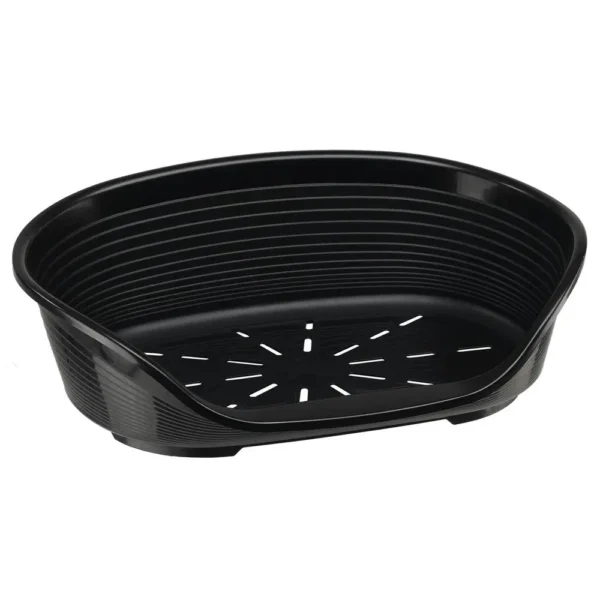 Ferplast cama plastico siesta perro gato deluxe 4 negro