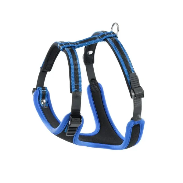 Arnés ergocomfort xs azul de ferplast: comodidad y estilo para tu mascota