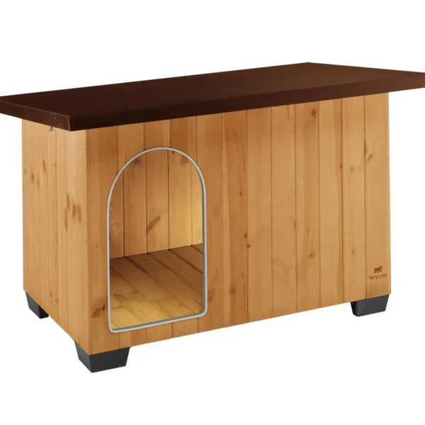 Ferplast caseta exterior madera baita 100 122x79x78cm