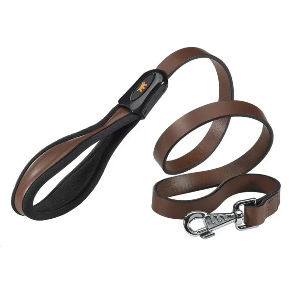 Correa marrón ferplast giotto g20 120: elegancia y resistencia para tu mascota