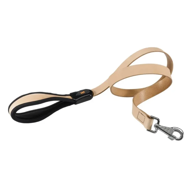 Correa de cuero para perros ferplast giotto g25 120 nat - resistente y elegante