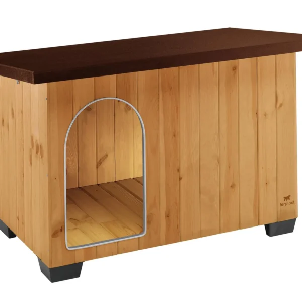 Ferplast caseta exterior madera baita 120 141x86,5x87cm