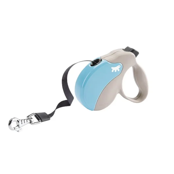 Correa ferplast amigo s tape beige azul: seguridad y estilo para tu mascota