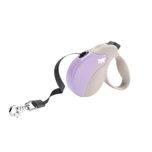 Correa amigo m tape beige lila de ferplast: seguridad y estilo para tu mascota