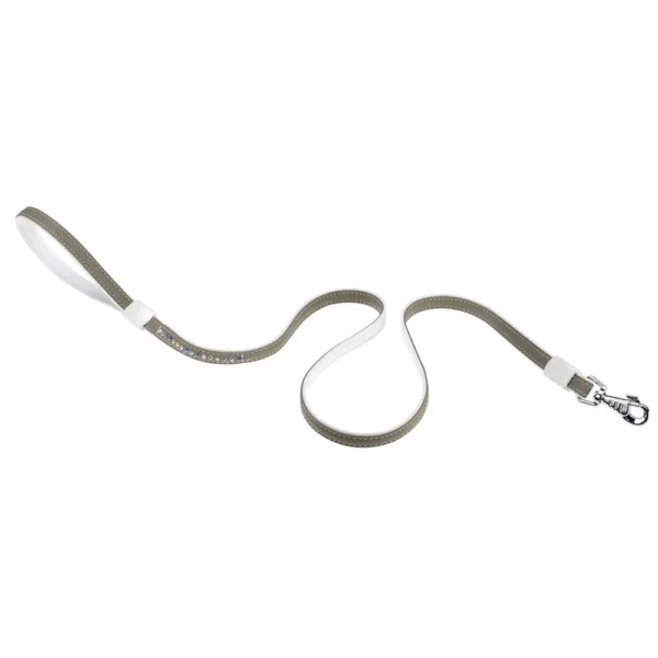 Correa lux g12 120 gris paloma de ferplast: elegancia y resistencia para tu mascota