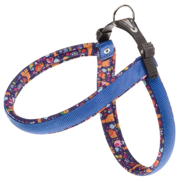 Arnés ferplast agila fantasy 4 azul: comodidad y estilo para tu mascota