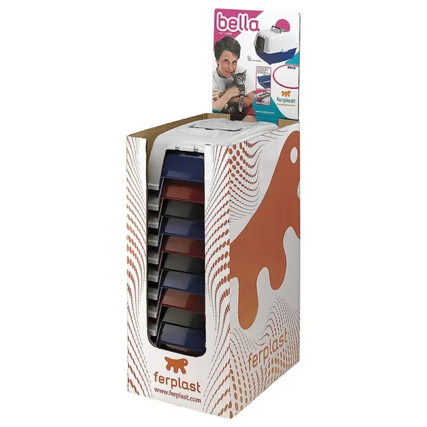 Ferplast toilette gato home bella pal box