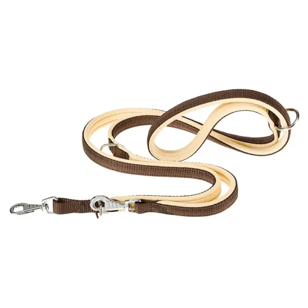 Correa de nylon marrón ferplast daytona ga15 200: resistente y elegante