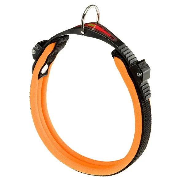 Collar para perros ferplast ergofluo c15 33 naranja - comodidad y estilo vibrante