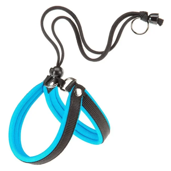 Arnés ferplast agila fluo 2 azul: seguridad y estilo para tu mascota