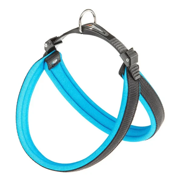 Arnés para perros ferplast agila fluo 5 azul - comodidad y estilo luminoso