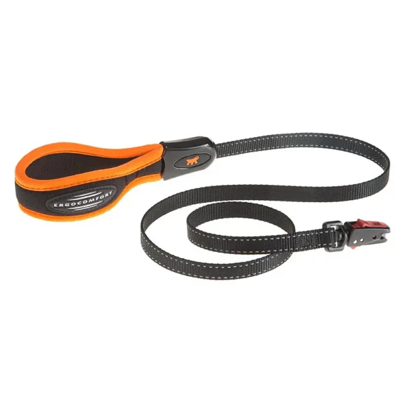 Correa naranja ferplast ergofluo matic g15 120: seguridad y estilo para tu mascota