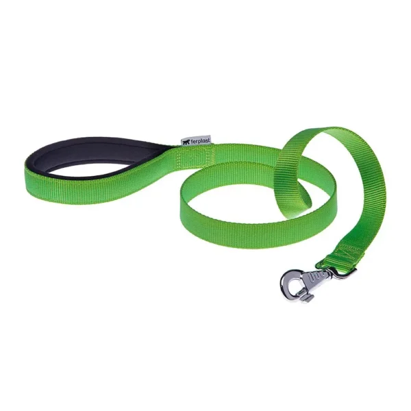 Correa verde ferplast daytona g25 120: seguridad y estilo para tu mascota