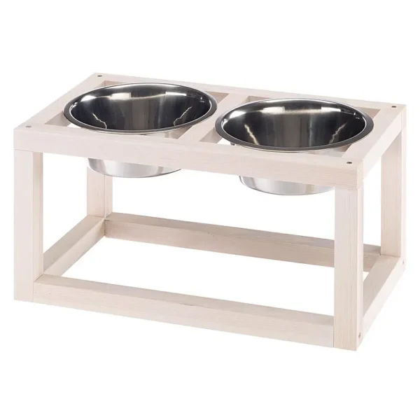 Ferplast soporte de madera para comederos 3,6l 48x25,4x25cm