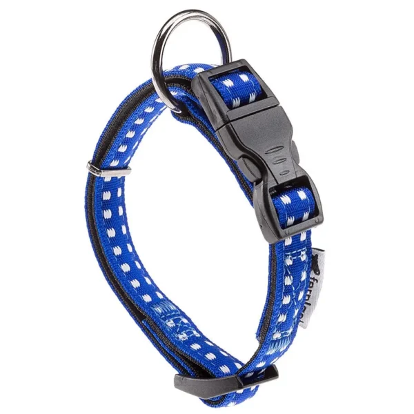 Collar azul ferplast cricket c15 40: comodidad y estilo para tu mascota