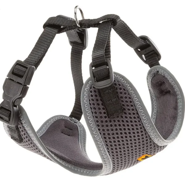 Arnés negro para perros pequeños ferplast nikita p s - comodidad y estilo