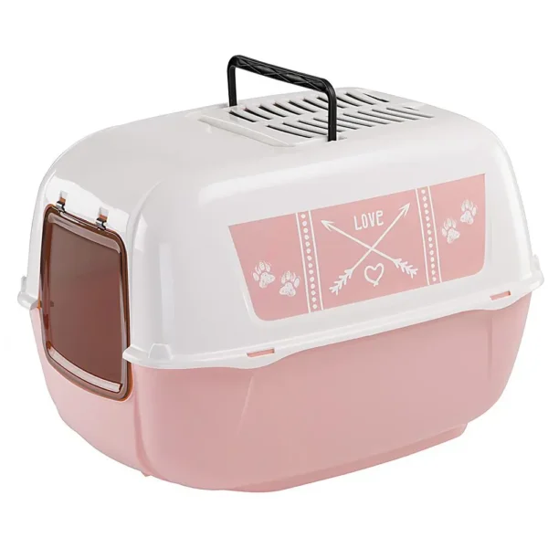 Ferplast toilette home gatos prima decor rosa
