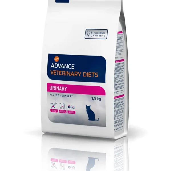 Pienso advance vet feline adult urinary 3kg: salud urinaria óptima para gatos