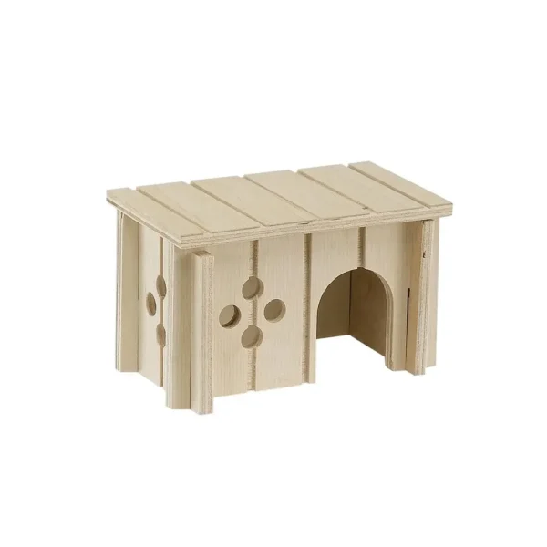 Ferplast casa madera roedor sin 4641 12,5x7,5x7cm