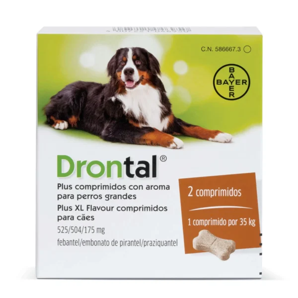 Drontal plus aroma perros grandes 2cpd (ndr)