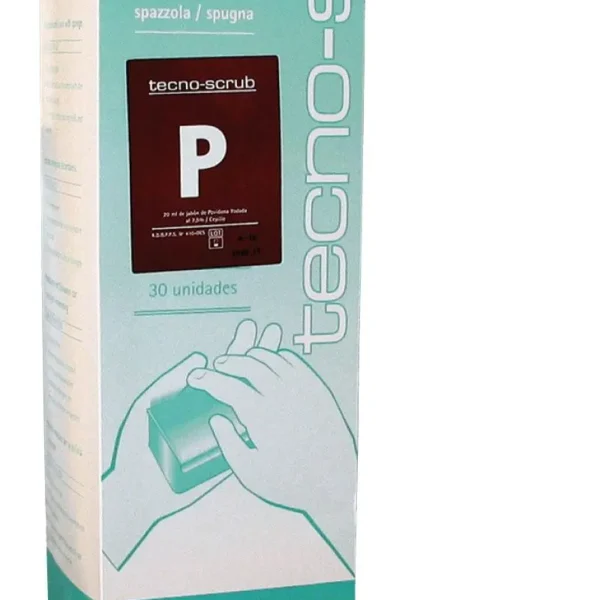 Cepillo quirurgico tecno scrub clorhexidina agb