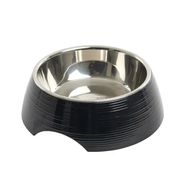Buster bowl melamina brillo negro 350ml