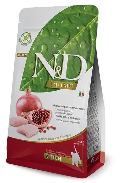 Farmina nd cat kitten prime pollo 5kg - alimento seco saludable para gatos