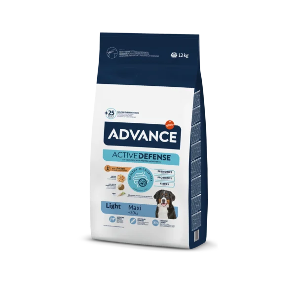 Pienso advance maxi light chicken: nutrición óptima para perros adultos
