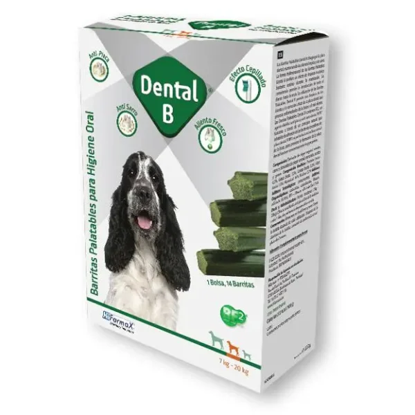 Dental-b (m) barritas perros 7-20 kg 14 ud
