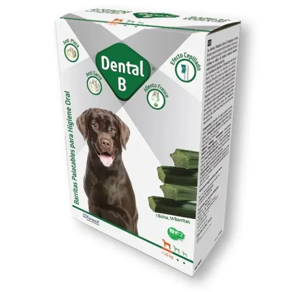 Dental-b (l) barritas perros +20 kg 14 ud