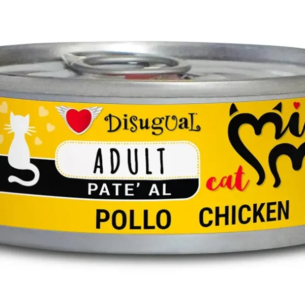 Disugual mini-me cat pollo 12x85gr - comida húmeda saludable para gatos