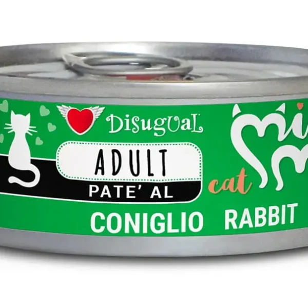 Disugual mini-me comida húmeda para gatos sabor conejo 12x85g - alimentación saludable