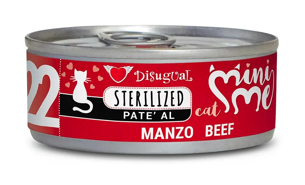 imagenes_producto2FM2FMIME043.webp Disugual mini-me cat esterilizado ternera 12x85g - comida húmeda saludable para gatos