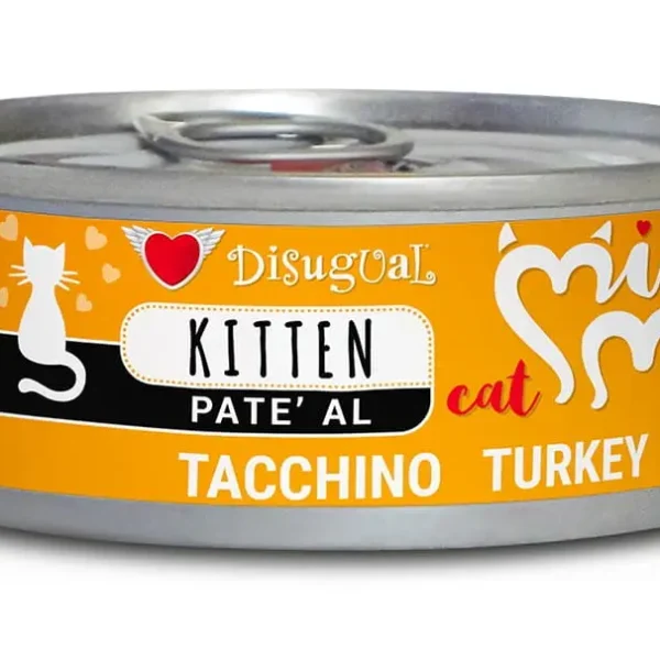 Disugual mini-me kitten pavo 12x85 gramos - comida húmeda saludable para gatos