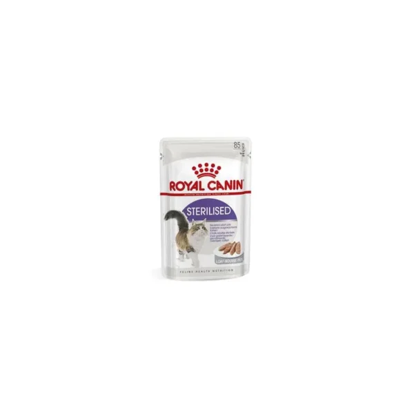 Royal feline adult sterilised paté - caja de 12x85g | comida húmeda saludable para gatos esterilizados